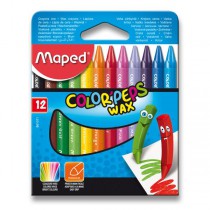 Voskovky Maped Color´Peps Wax 12 barev, trojhranné