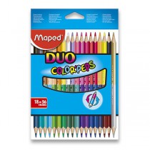 Pastelky Maped Color´Peps Duo oboustranné pastelky, 36 barev