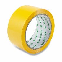 Barevná samolepicí páska Reas Pack 48 mm × 66 m žlutá