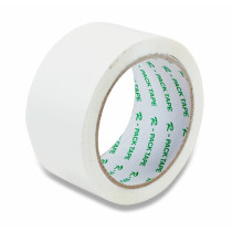 Barevná samolepicí páska Reas Pack 48 mm × 66 m bílá