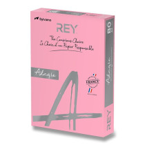 Barevný papír Rey Adagio intenzivní sytost, 500 listů, výběr barev tm. růžová