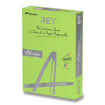 Barevný papír Rey Adagio intenzivní sytost, 500 listů, výběr barev jarní zelená