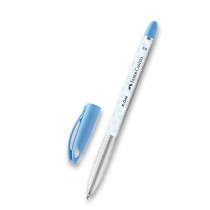 Kuličkové pero Faber-Castell K-One výběr barev, hrot 0,5 mm modrá