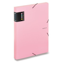 Box na dokumenty Pastelini A4, výběr barev růžová