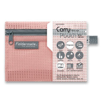 Síťovaná plastová obálka Foldermate Pop Gear Mini, výběr barev růžová