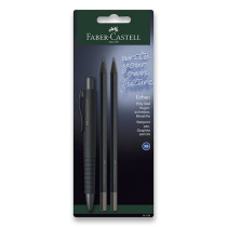 Kuličkové pero Faber-Castell Poly Ball Urban Black sada, 3 ks