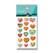 Samolepky Maildor 3D Cooky Srdce