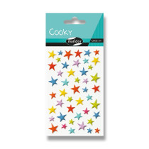 Samolepky Maildor 3D Cooky Barevné hvězdy