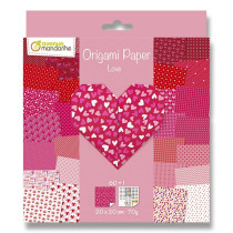 Sada papírů Clairefontaine Origami Srdce