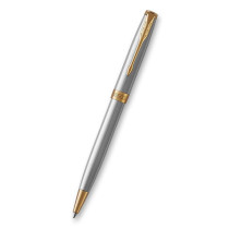 PARKER Sonnet Stainless Steel GT sada kuličkové pero a zápisník