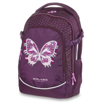 Školní batoh Walker Fame 2.0 Purple Butterfly